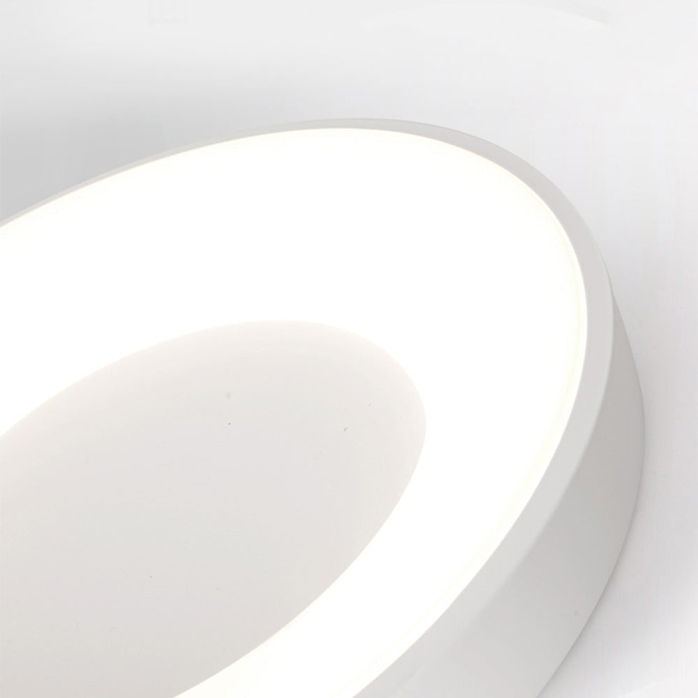 LED plafondlamp rond acryl ijzer lage ruimtes hal slaapkamer woonkamer moderne opbouwlamp minimalistische plafondverlichting