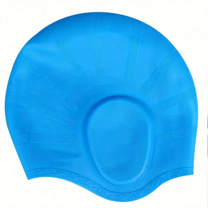 Siliconen Zwemmuts met Ooruitsparing – Bescherming tegen Water voor Comfortabel Zwemmen