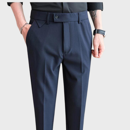 Heren Broeken Slim Fit Donker Formaliteit