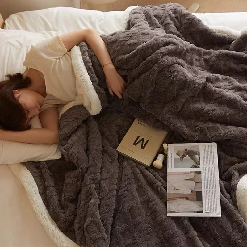 Zachte Fleece Plaid Donkerbruin Groen Geel Beige Blauw Wit Zwart Lichtgewicht Warme Knuffeldeken voor Bank en Bed Winterdeken voor Koude Avonden Slaapkamer Woonkamer