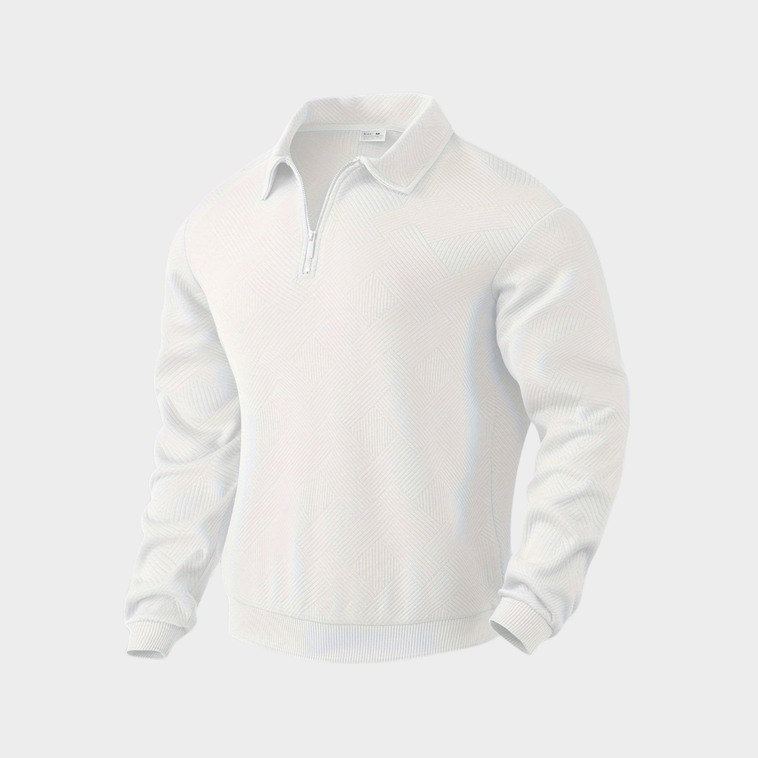Premium Quarter Zip Trui voor Heren