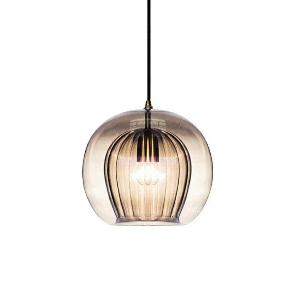 Hira glazen hanglamp E14 transparant keukeneiland eettafel moderne verlichting design lamp bar keuken verlichting