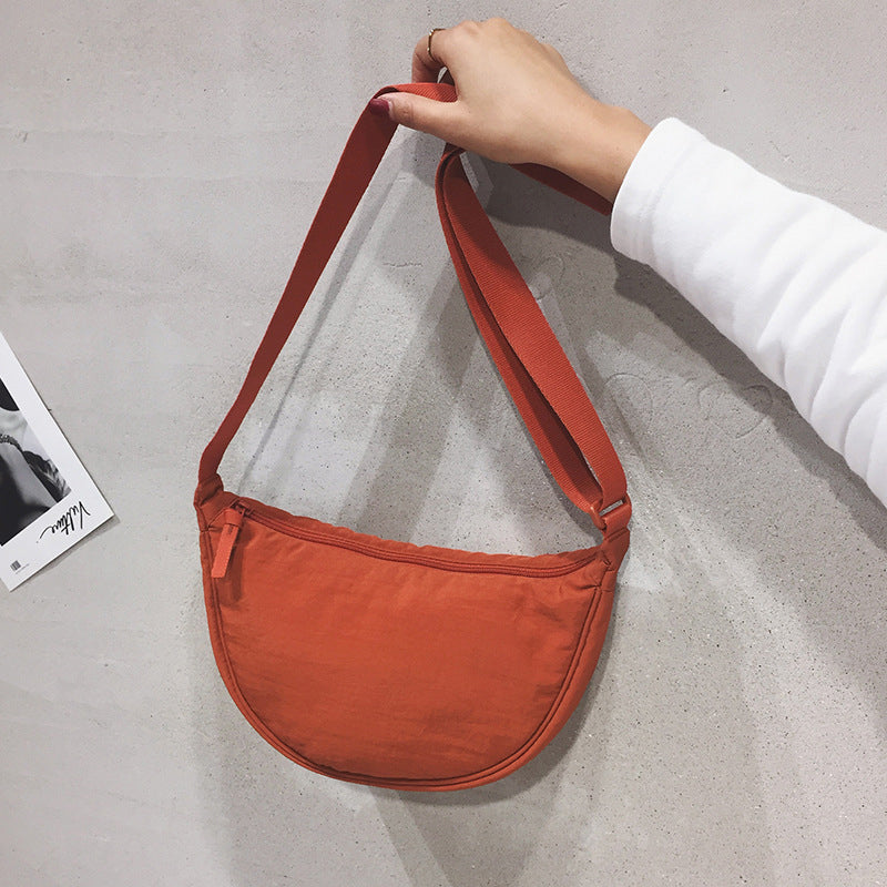 Halve Maan Schoudertas Kunstleer Elegante Damestas Crossbody Handtas Mode Accessoire Casual Dagelijks Gebruik