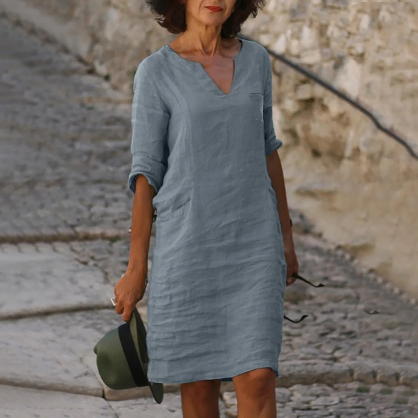 Elegante Dames Jurk Rona Luchtige Zomerjurk