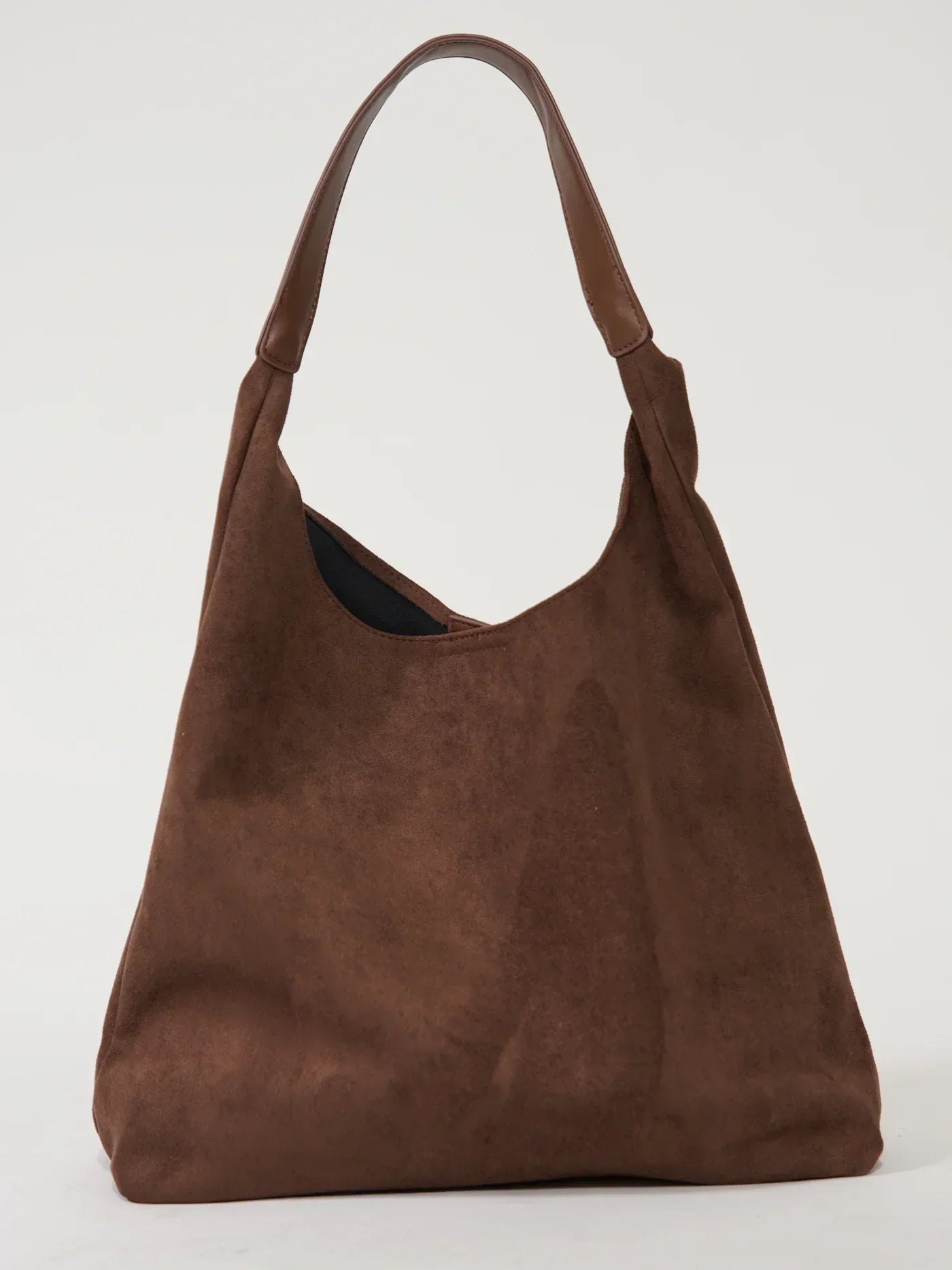 Leren Schouder tas van Zacht Suede Leer
