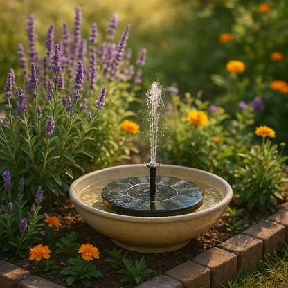Zonne-energie Fonteinpomp voor Vijver Vogelbad en Tuin met Automatische Werking