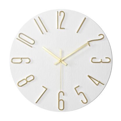 Wandklok Modern Stil Quartz 30cm Kunststof Woonkamer Minimalistisch