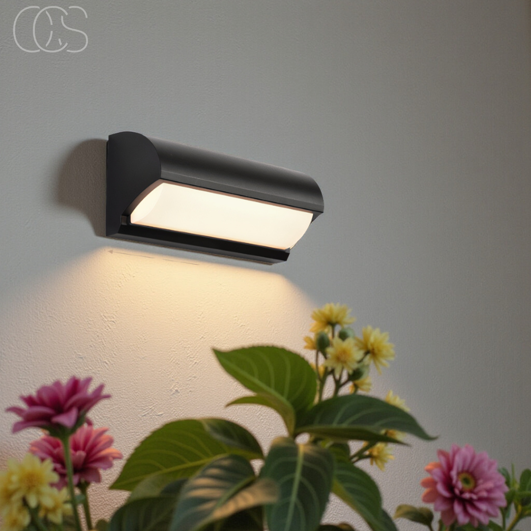 Buiten Wandlamp LED Zwart IP65 Waterdicht 3000K Warm Wit Tuin Balkon Gevel Modern