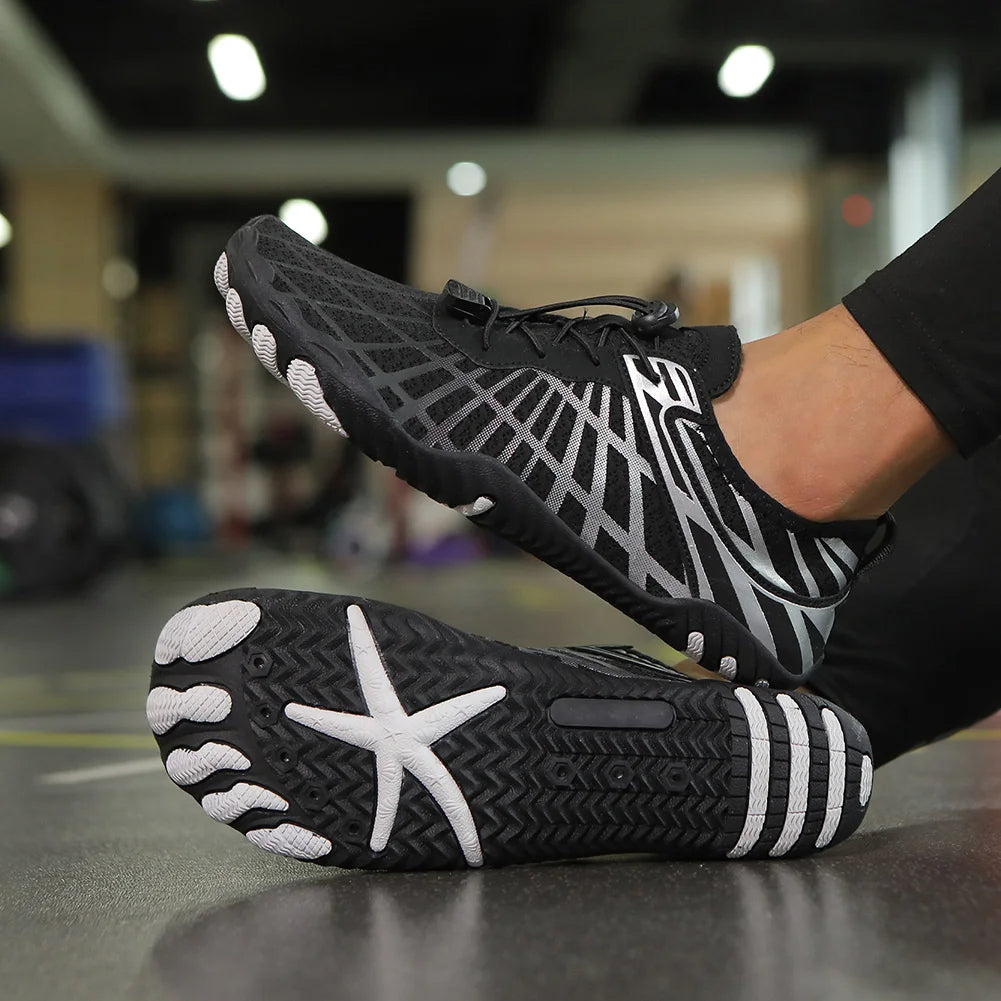 Sneldrogende Waterschoenen Dames Heren Ademend Mesh Anti-Slip Zool Zwemmen Strand Surf Yoga Watersport
