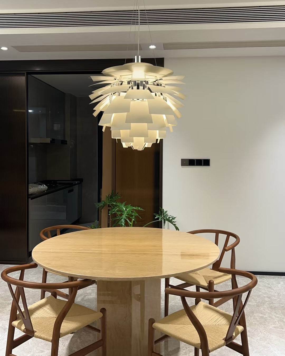 Hanglamp Dennenappel Metaal Klassiek Warm Wit Verstelbaar Snoer Woonkamer