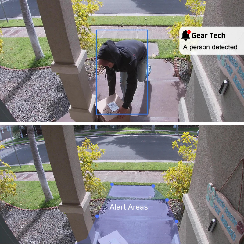 Draadloze Smart Video Deurbel Camera | HD-Beeldkwaliteit Dag & Nacht | WiFi Tweerichtings Intercom | Bewegingsdetectie | Geen Abonnement Vereist | Weerbestendig | Oplaadbare Batterij 90 Dagen