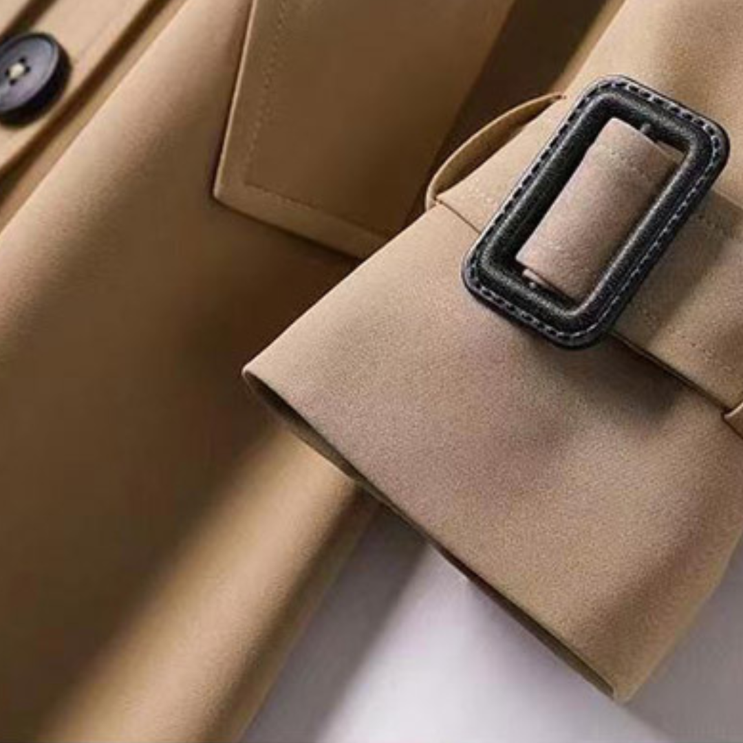 Trenchcoat Elegante Lange Regenjas voor Dames