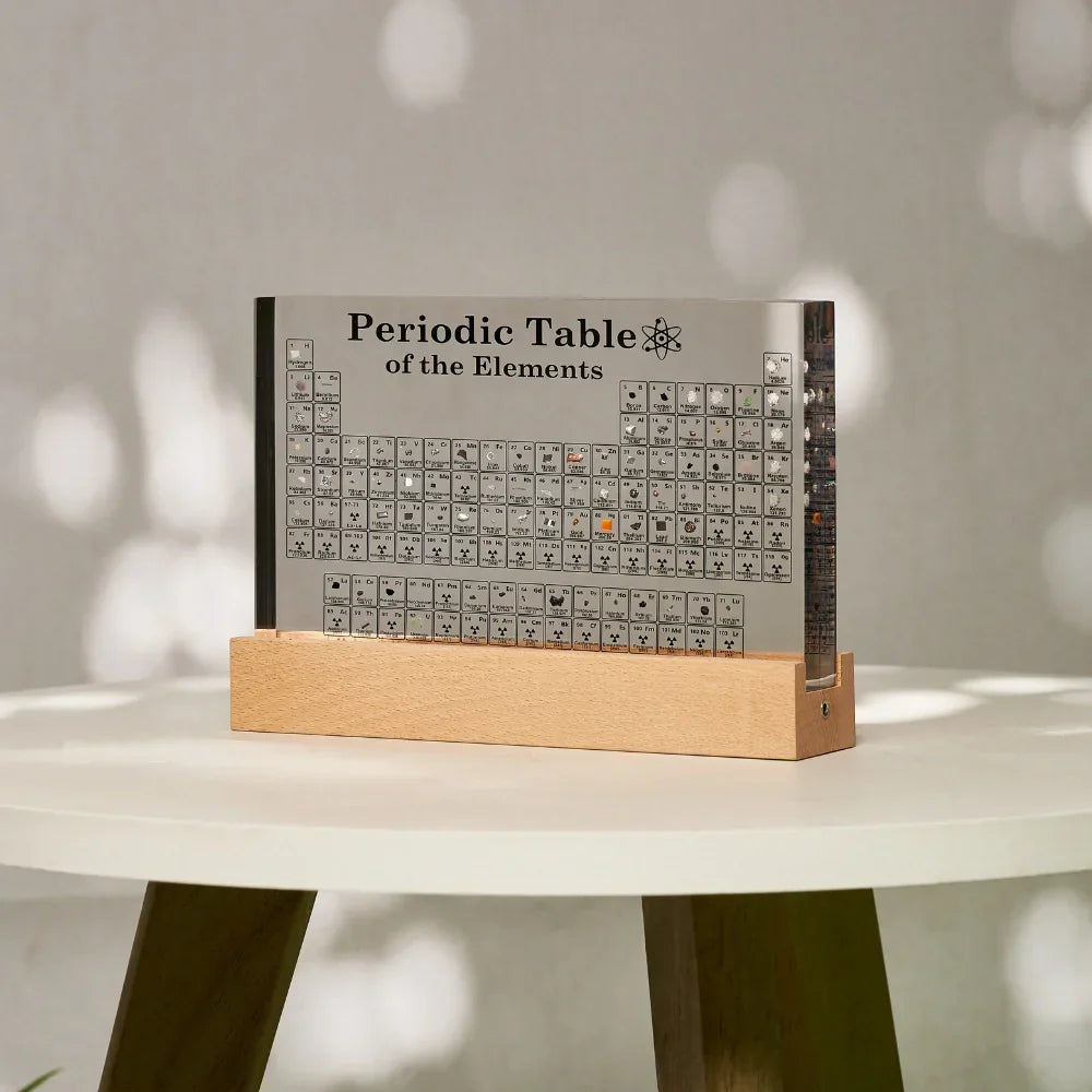 Periodiek Systeem Elementen Display Acryl Wetenschap Decor Educatief