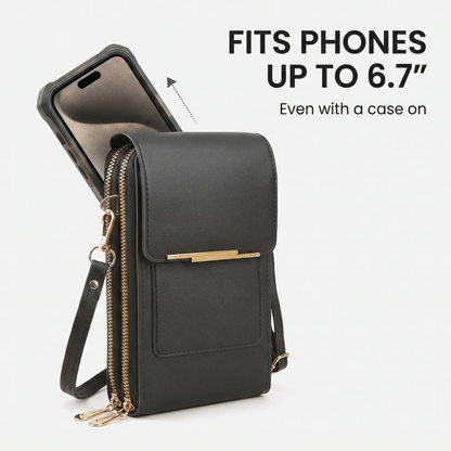 Crossbody Telefoontas met RFID-bescherming – Waterdicht – Past 6.7″ Telefoons