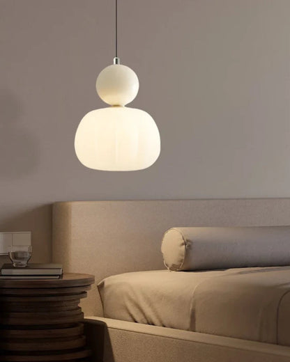 Art Deco Hanglamp Sculptuur met Warme Gloed voor Woonkamer Eetkamer