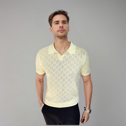 Heren Polo Wit Klassieke Stijl Casual Kleding