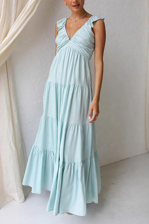 Maxi Jurk Garbo Stijl