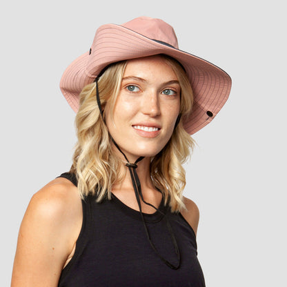 Opvouwbare UV-Beschermende Zonnehoed Verstelbaar Ademend Polyester Dames Zomerhoed Paardenstaartopening Reizen Strand Outdoor