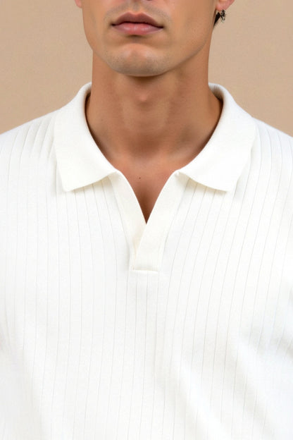 Gebreid Poloshirt Zacht en Comfortabel Elegante Stijl