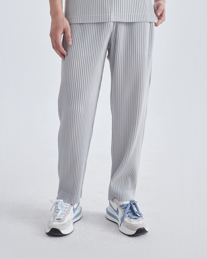 Elastische Mannenbroek Ribbels Losse Fit Comfortabele Stof