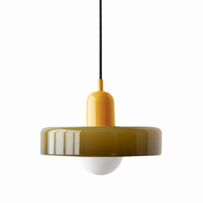 Verstelbare Glazen Hanglamp met Bauhaus-Design – Eetkamer en Woonkamer Verlichting