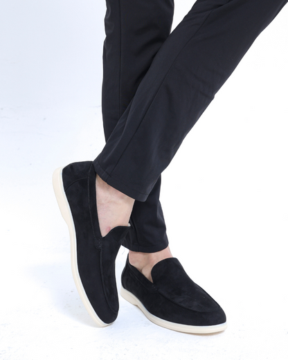 Herenschoenen Suède Loafers Elegante Zomerstijl
