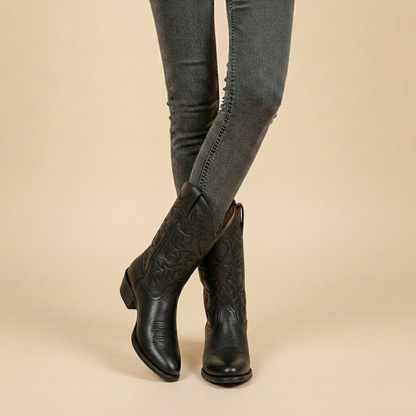 Leren Cowboylaarzen Westernstijl Premium Kwaliteit