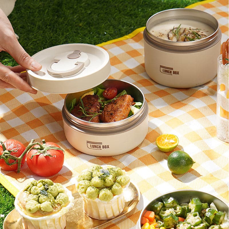 Thermische Lunchbox – Warmhoud Lunchbox van RVS voor Werk, School & Onderweg