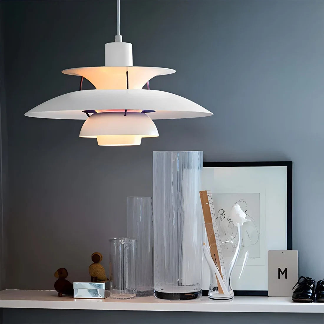 Hanglamp Metaal E27 Groen Eettafel Woonkamer Gelaagde Designlamp Scandinavische Hanglamp Sfeerverlichting Interieur