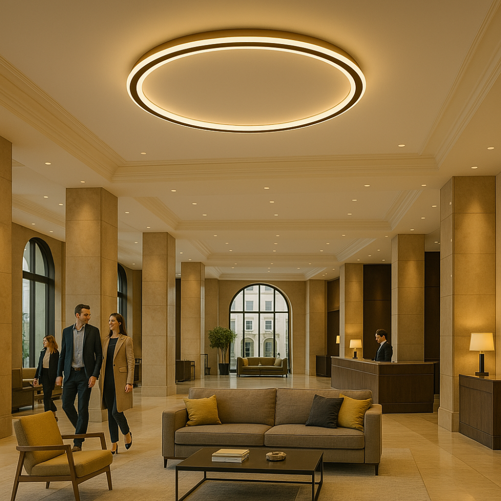 Dimbare LED Plafondlamp Rond Warm Wit 3000K Aluminium Acryl Woonkamer Eetkamer Gang Modern Minimalistisch Design