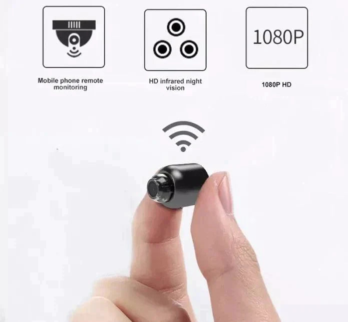 WiFi Beveiligingscamera Klein Set van 2 Nachtzicht Draadloos HD Baby Huisdier Monitoring Indoor Camera