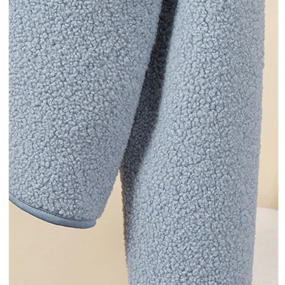 Vrouwelijke Fleece Vest met Capuchon Zacht Sherpa Jasje
