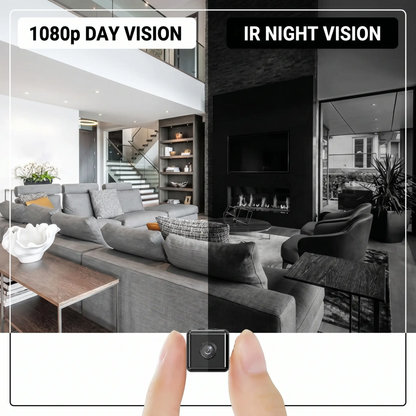 Draadloze WiFi Beveiligingscamera 1080P Full HD Weerbestendig App-Bestuurd Binnen Buiten Compacte Bewakingscamera Bewegingsdetectie Nachtzicht