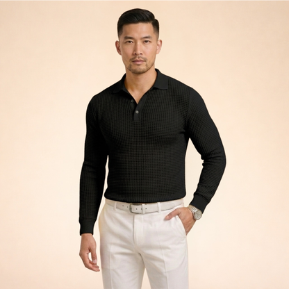 Polosweater Mannen Comfortabel en Modern