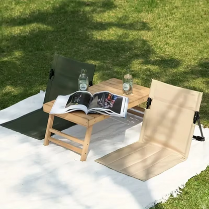 Opvouwbare Campingstoel – Ultralicht & Compact met Ergonomische Steun voor Trekking en Outdoor