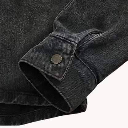 Denim Overhemd Western Stijl voor Mannen