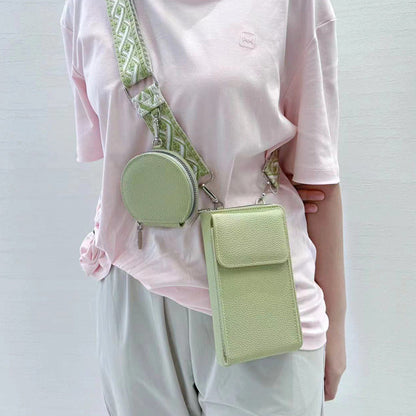 Dames Crossbody Tas met Telefoonvak en Stijlvolle Sluiting