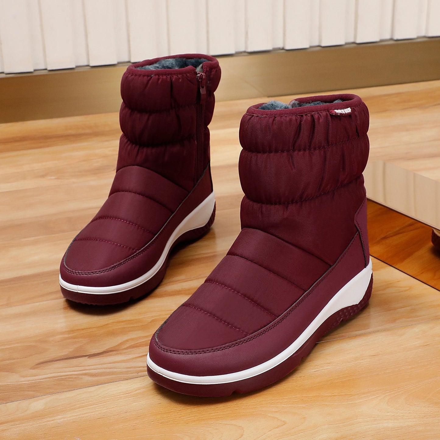 Dames Winterboots Warm Waterdicht Gevoerd Sneeuwlaarzen