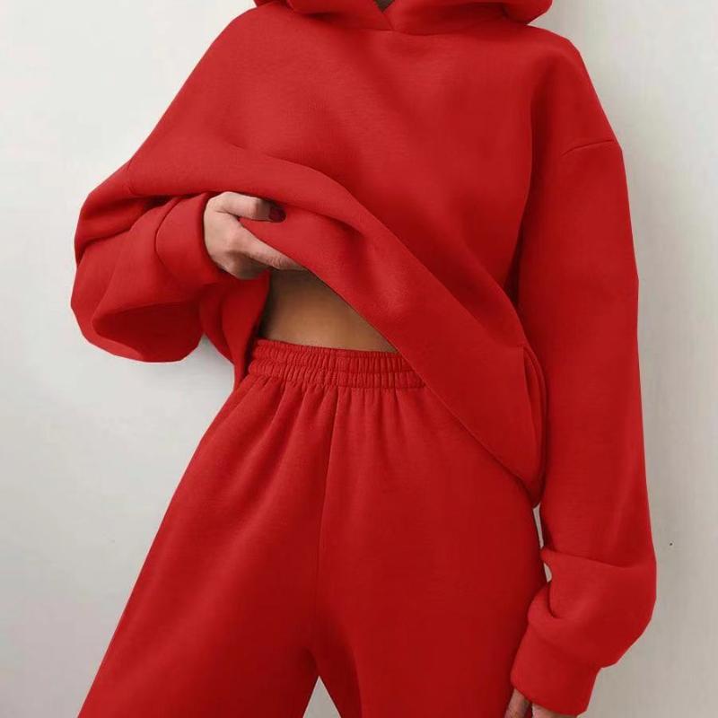 Dames Jogging Set Capuchon Zacht en Comfortabel