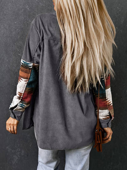 Boho Jas Zachte Print Casual Dame Jassen