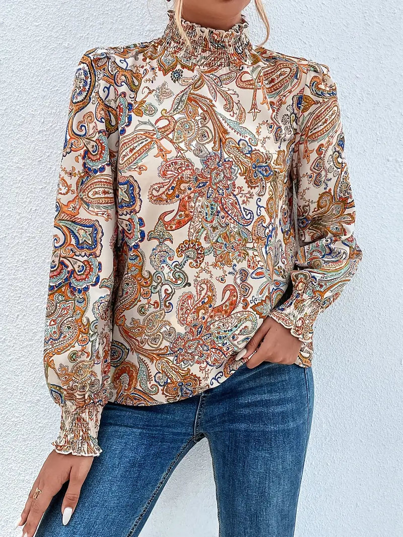 Dames Top Lange Mouwen Elegant Zwart - StudioMarella