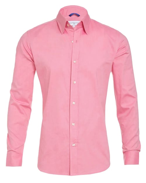 Heren Overhemd Slim Fit Stretch met Ritssluiting