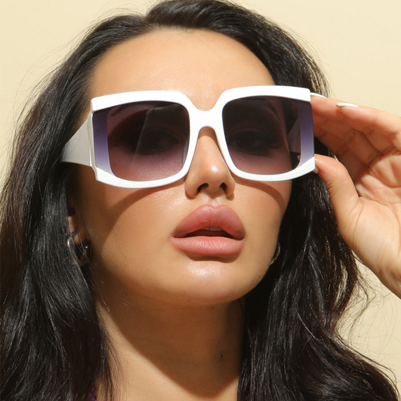 Dames Zonnebril Vierkant Groot Model Trendy Stijl - StudioMarella