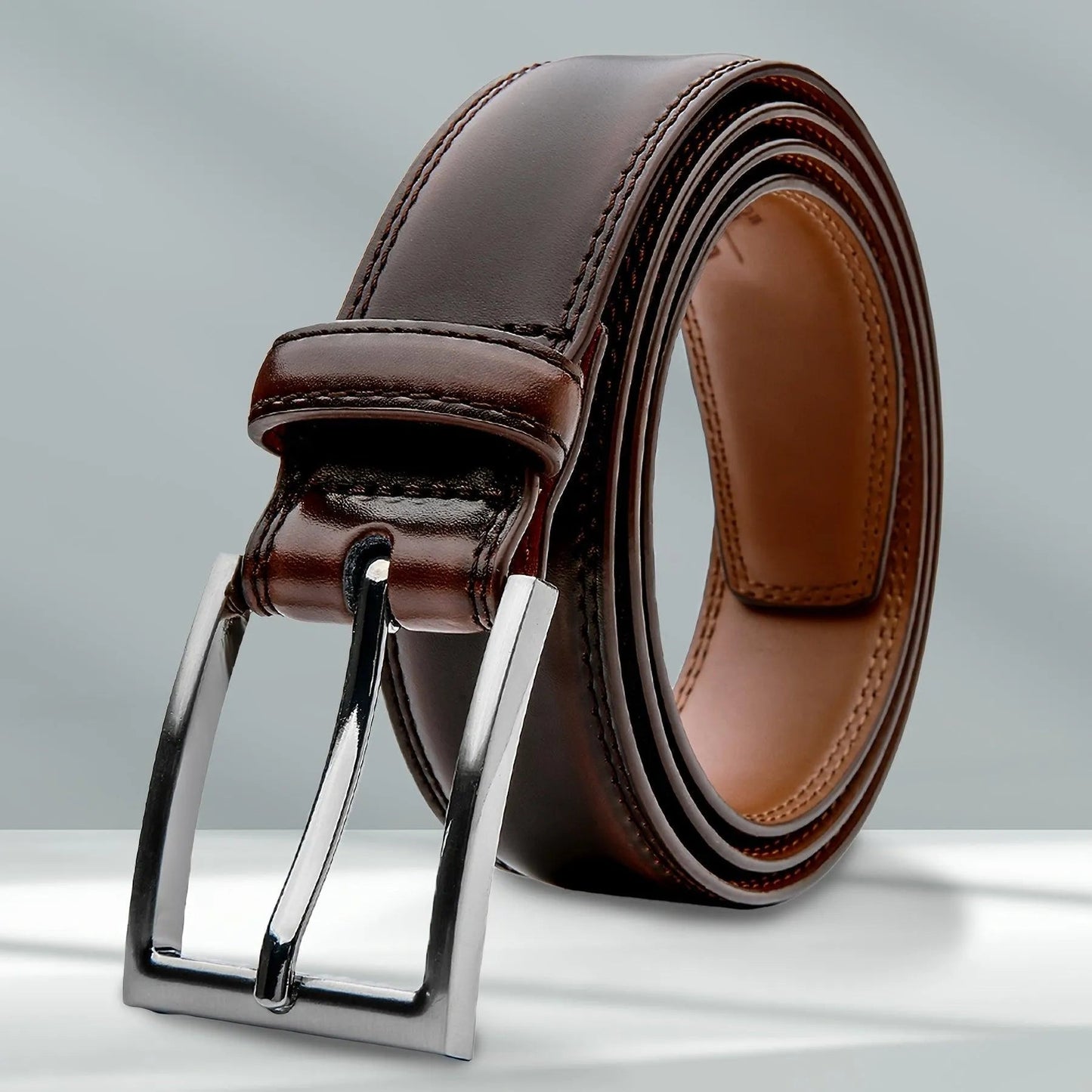 Leren Riem met Klassieke Gespsluiting voor Mannen en Vrouwen – Premium Kwaliteit in 7 Kleuren