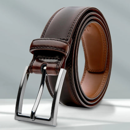 Leren Riem met Klassieke Gespsluiting voor Mannen en Vrouwen – Premium Kwaliteit in 7 Kleuren
