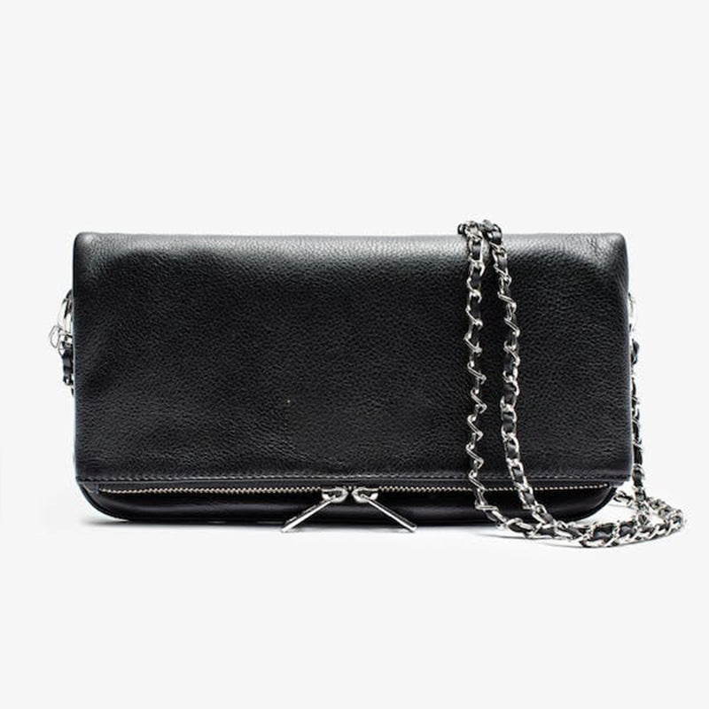 Dames Schoudertas met Ketting Overslag Modieus Leer