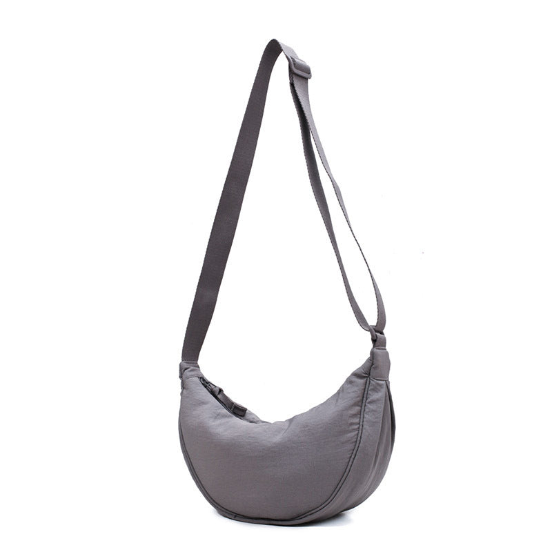 Halve Maan Schoudertas Kunstleer Elegante Damestas Crossbody Handtas Mode Accessoire Casual Dagelijks Gebruik