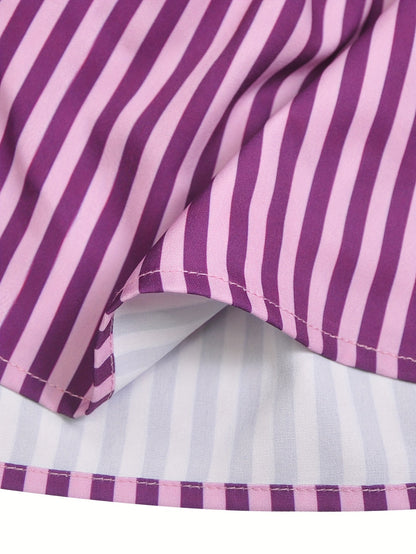 Lente Zomer Top met Strepen voor Vrouw
