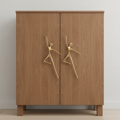 Minimalistische Kastgreep - Messing Zilver Roze - Scandinavisch Design Meubels