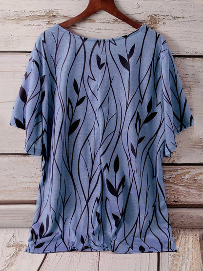 Zomer Shirt Bloeipatronen Floris Stijl